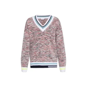 LACOSTE Sweater Women's Red White