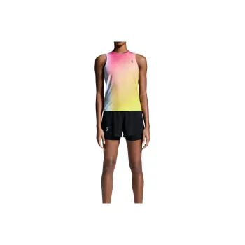 On Tank Tops Women's White Lime