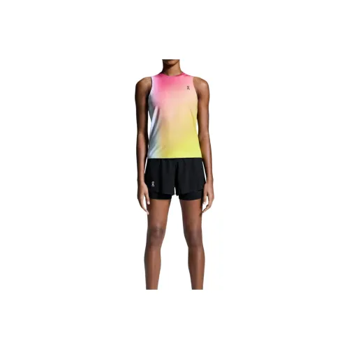 On Tank Tops Women's White Lime
