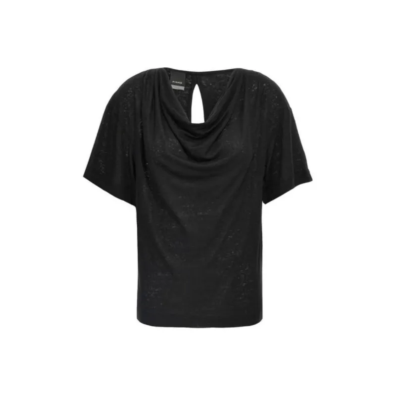PINKO Cowl Neck T Shirt-0