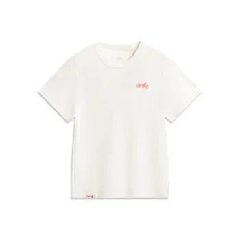 LiNing x GUGONG,LIANMINGKUAN Chinese Culture Series T Shirt Women's White