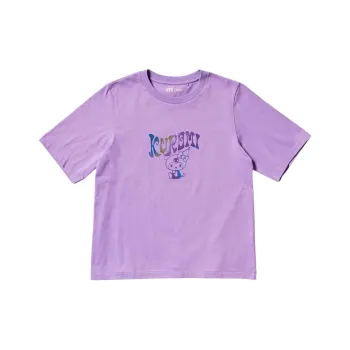 Sanrio X UNIQLO Sanrio/Three Little Piglets Co-branded T-Shirts Women's Blue Purple
