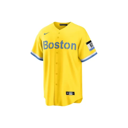 Nike Xander Bogaerts City Connect Soccer Jerseys Boston Red Sox Men's Gold