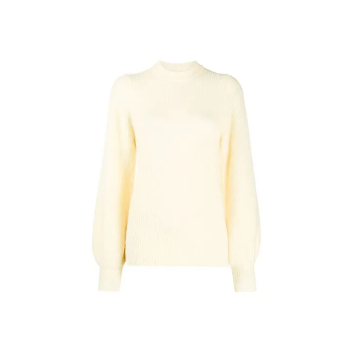 GANNI FW21 Loose Fit Sweater Women's Yellow-0
