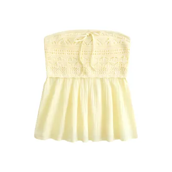 Hollister T-Shirt Women's Yellow