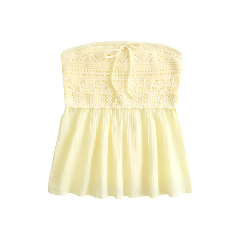 Hollister T-Shirt Women's Yellow-0