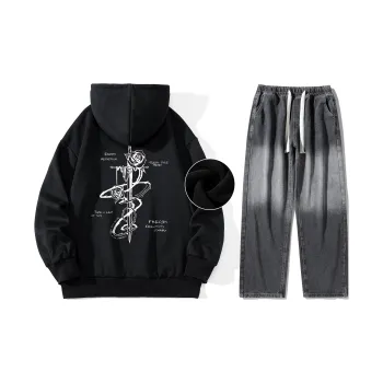 FREO3N Sweatshirt Sets Unisex