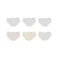6 Pack (White 3+Pink+Yellow+Green)