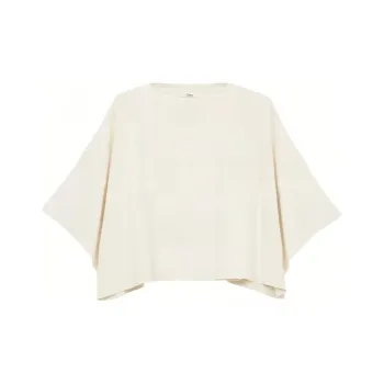 Chloé Logo Detailed Oversized Cropped T Shirt