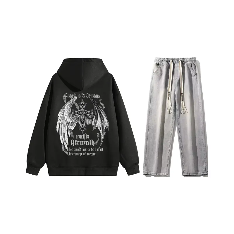 Airwalk Sweatshirt Sets Unisex-28