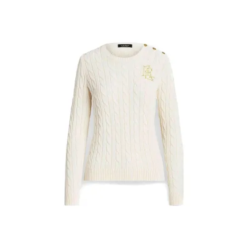 LAUREN RALPH LAUREN Logo Embroidered Knitted Jumper