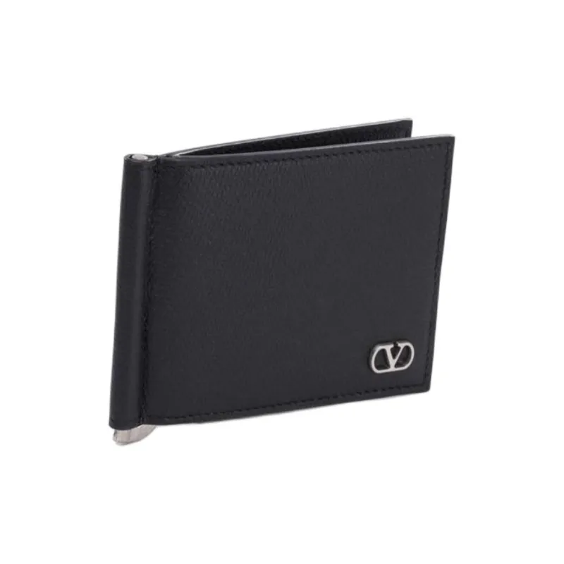 Valentino GARAVANI Leather Wallet Men's Black-2