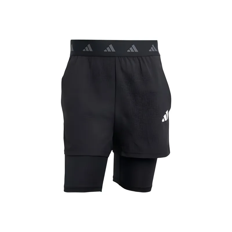 Adidas Free Shipping With AdiClub Gym+ 2 in 1 Shorts-0