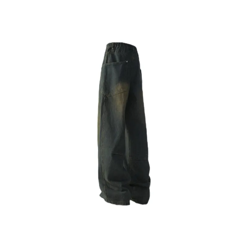 ARCANEFUNK Jeans Unisex Yellow Mud Blue-1