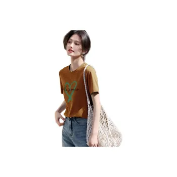 XWI T Shirt Women's Orange Brown