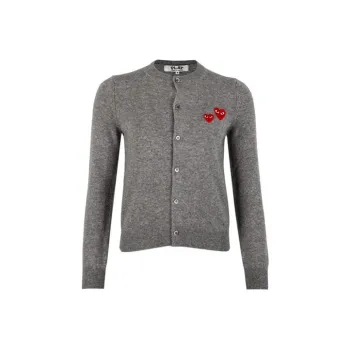 CDG Play Sweaters Women's Gray