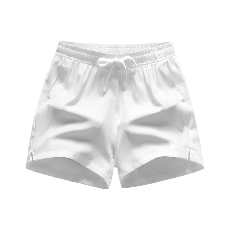 WHELVE Casual Shorts Unisex Black-4