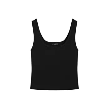 Massimo Dutti Tank Top Women's Black