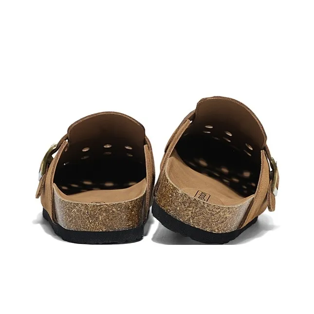 AGSDON Cut Out Slip Resistant Closed Toe Slippers Men's-6