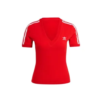 Adidas Originals Adicolor 3 Stripes V Neck Slim Tee