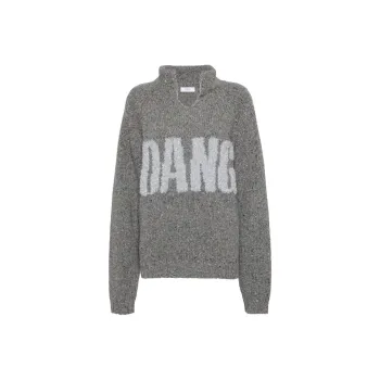 ERL Glitter detail Ribbed knit Jumper