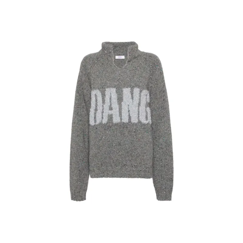 ERL Glitter detail Ribbed knit Jumper-0