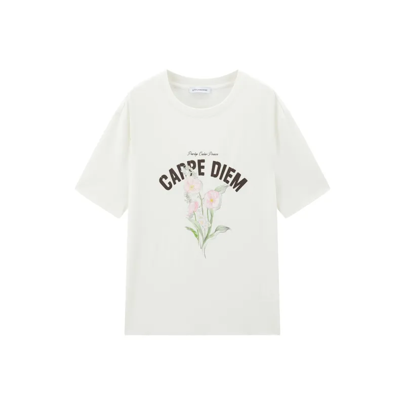 PEACEBIRD T Shirts Women's-25