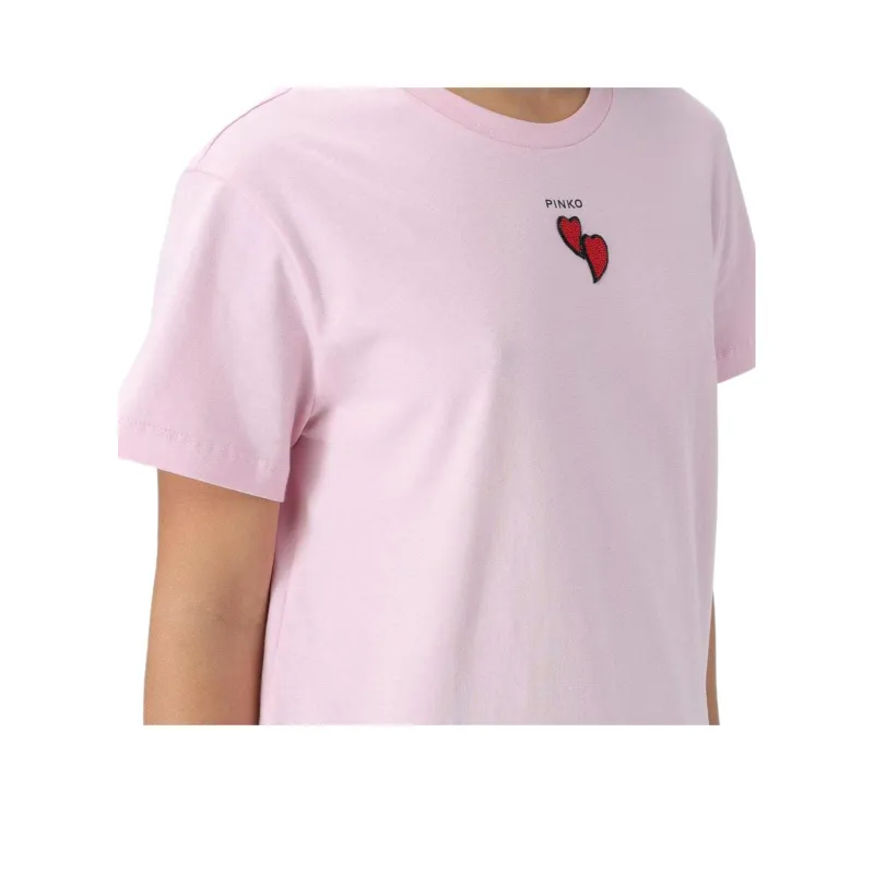 PINKO Logo-print Cotton T-shirt-4