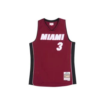Mitchell & Ness Basketball Jerseys 12 13 Season Miami Heat Dwyane Wade Size 3 Unisex Red