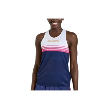 Saucony Elite Singlet Tank Tops Women's Blue
