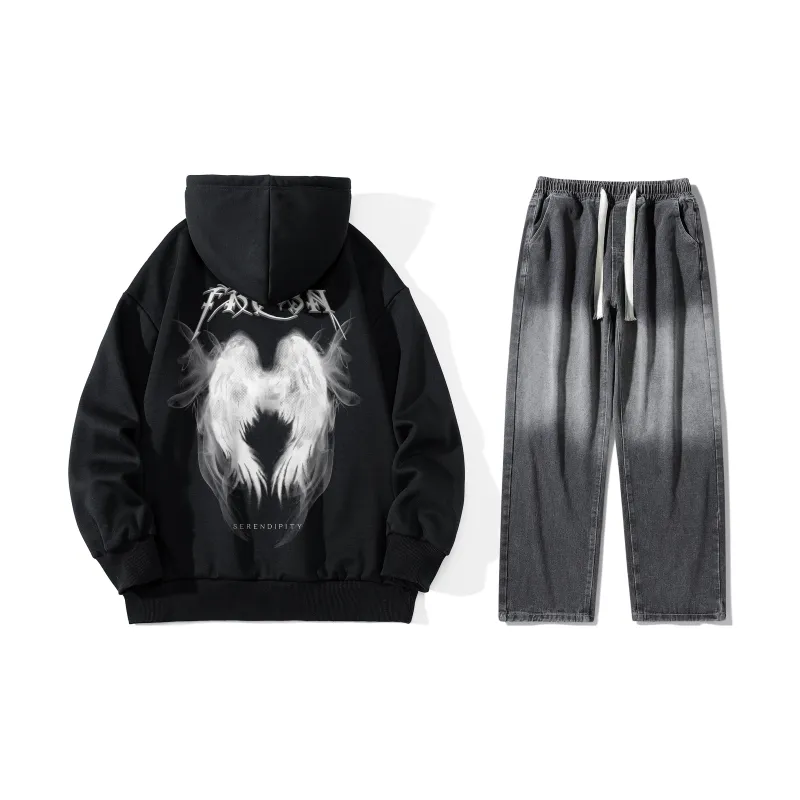FREO3N Sweatshirt Sets Unisex-24