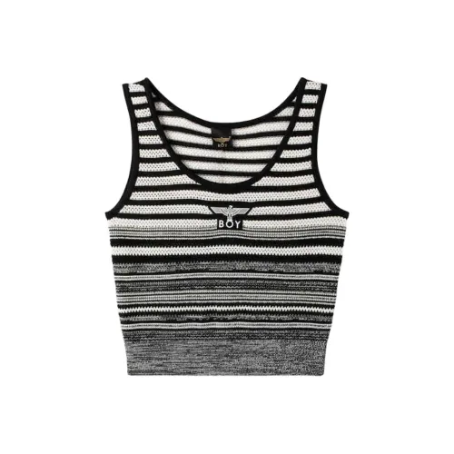 Boy London Tank Tops Women's Black/White