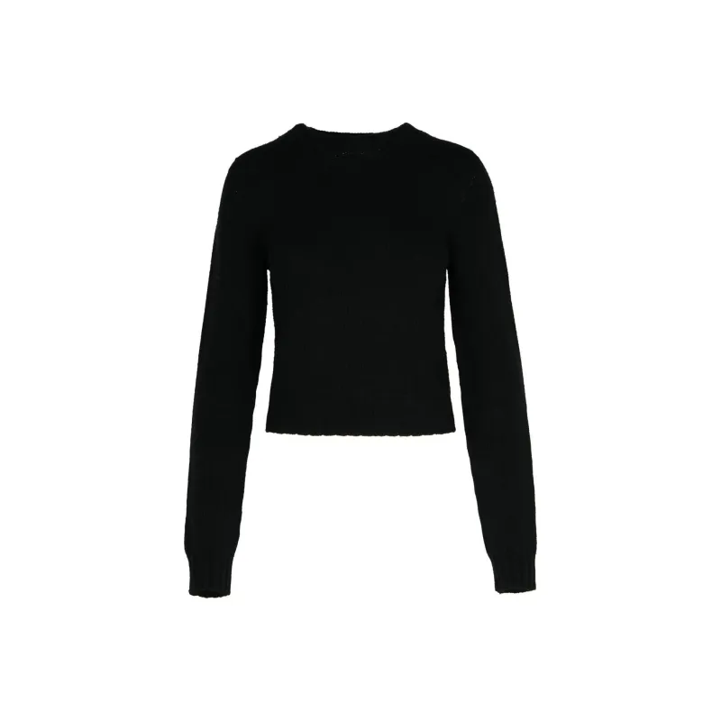 PALM ANGELS Logo Intarsia Knitted Jumper-0