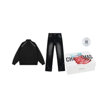 PILOTDRAGON Sweatshirt Set Unisex Box 2-Pack Black