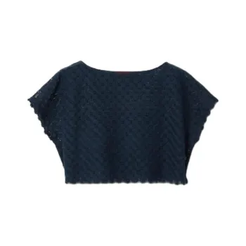 GUCCI Crop Top Women's Dark Blue