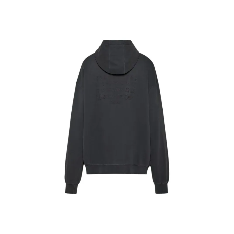 Maison Margiela Zipped Drawstring Hoodie-1