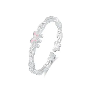 VIVIWELL 999 Fine Silver Bangles Women's