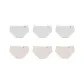 6 Pack (White 3+Pink 3)