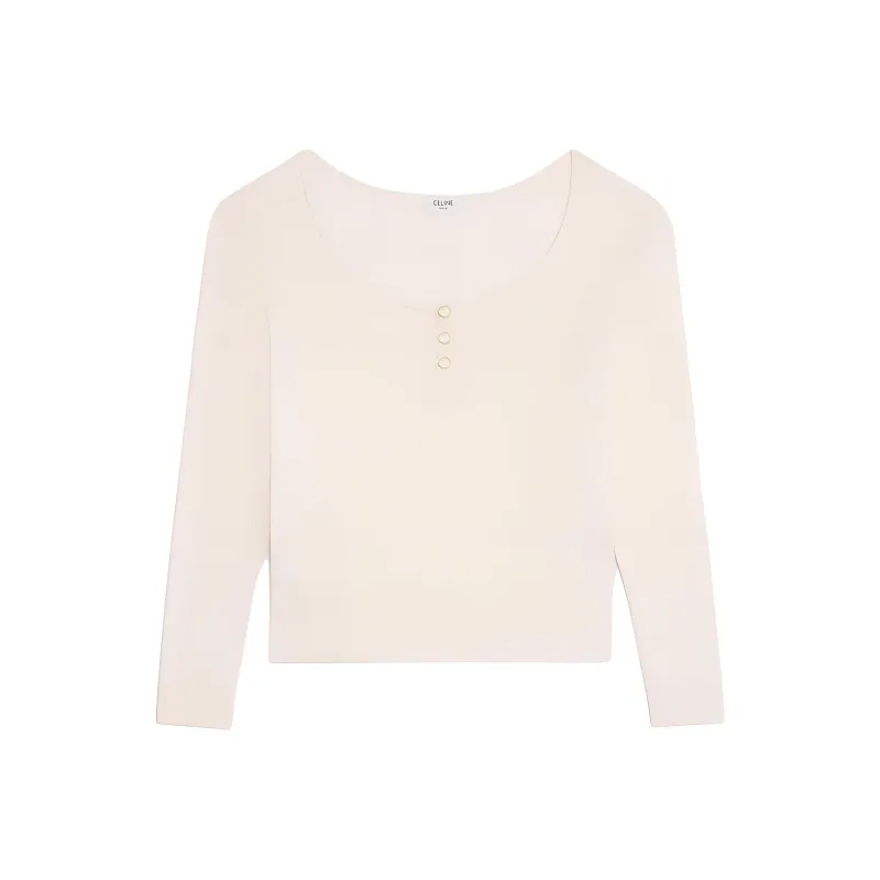 CELINE SS25 T Shirt Women's Cream-0