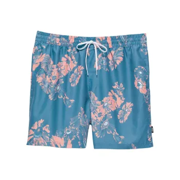 Vans Primary Print Elastic 17'' Boardshorts Casual Shorts Men's Cyan Stone
