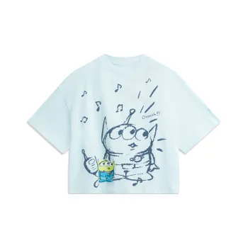 LiNing x Disney T Shirt Women's Light Sky Blue