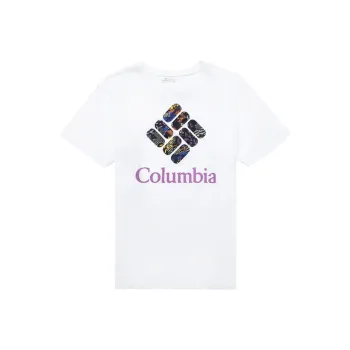 Columbia Set in Sleeve T Shirt Women's White