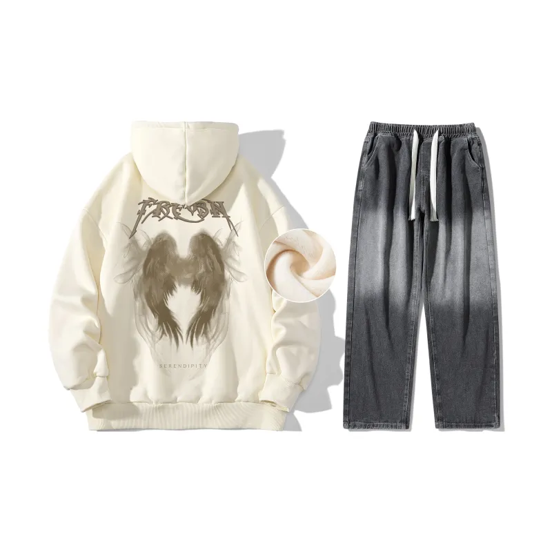 FREO3N Sweatshirt Sets Unisex-4