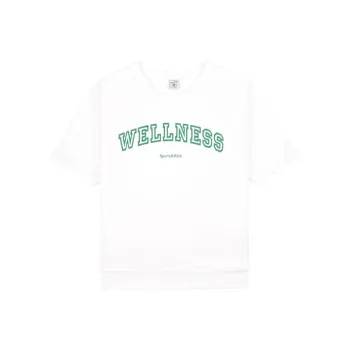 SPORTY & RICH Wellness print Cotton T shirt