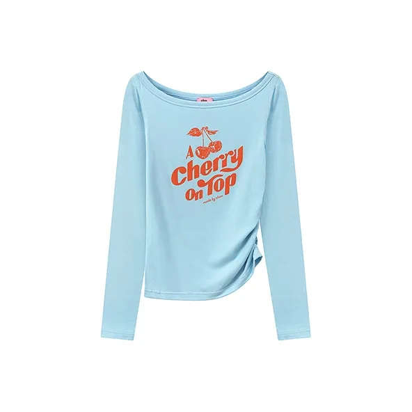 CHUU T Shirts Women's Baby Blue-0