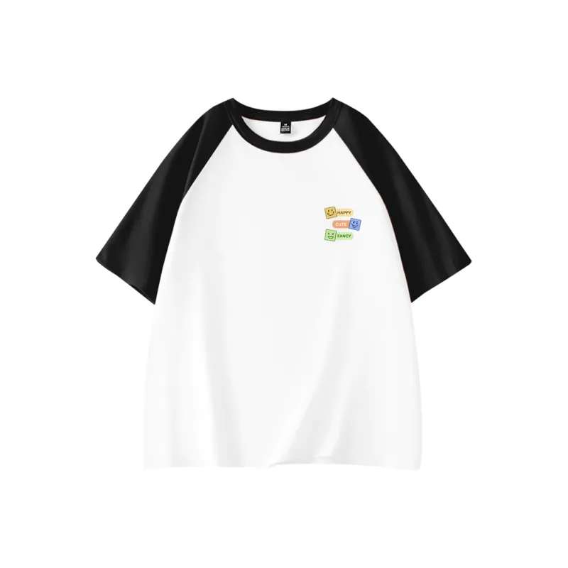 Cotton Raglan Sleeve T Shirt Women's-9