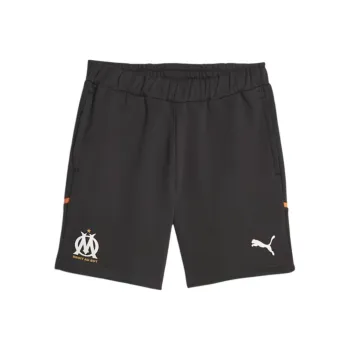 PUMA Olympique De Marseille Olympique De Marseille Football Casual Shorts Men's Black