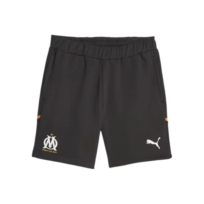 PUMA Olympique De Marseille Olympique De Marseille Football Casual Shorts Men's Black-0