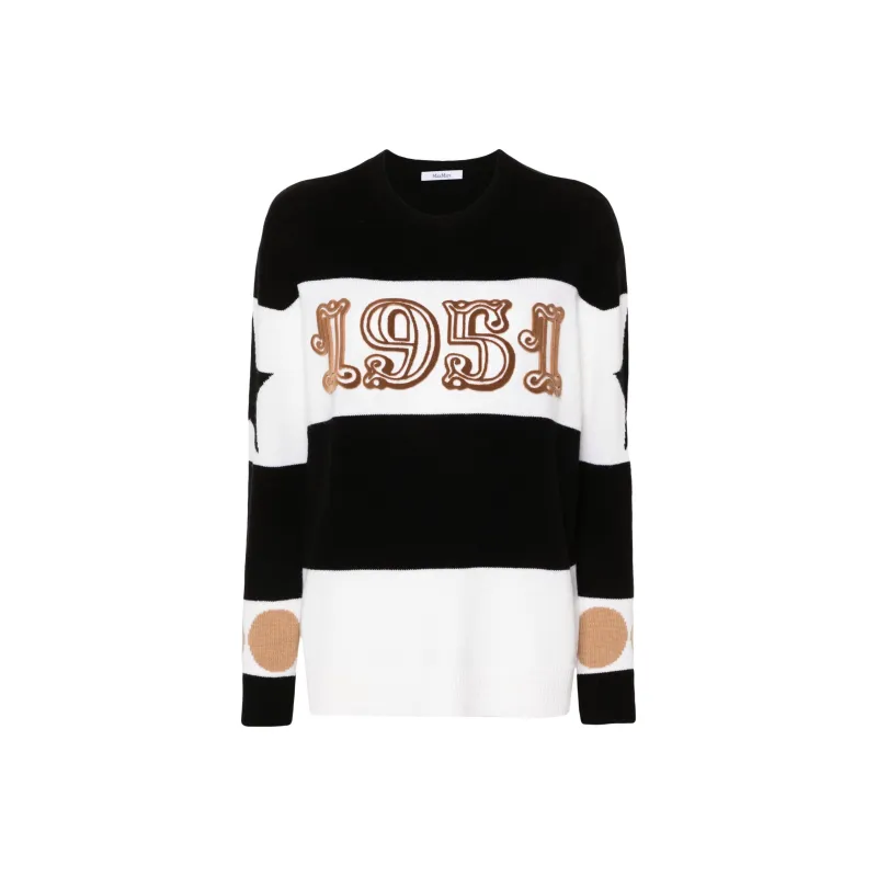 MaxMara Star Patterned Crewneck Jumper-0