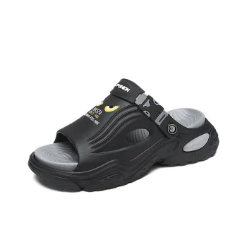 JEANSWEST Slide Slippers Men Black/Gray/Blue/Brown